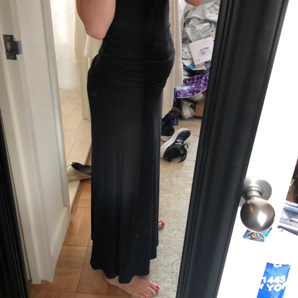 Long gap maternity skirt